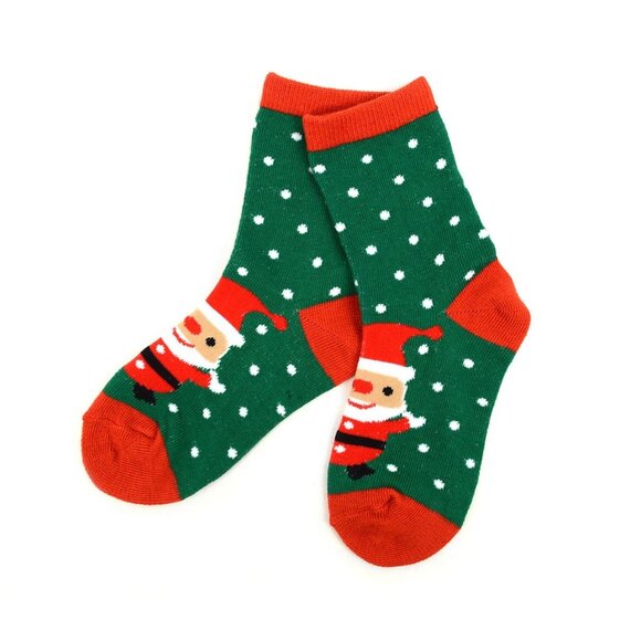 Kids Christmas Holidays Crew Socks Set - Pack of 3 ( Size 4-7 yrs old ) - Picture 2 of 4